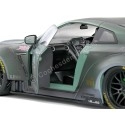 Cochesdemetal.es 2022 Nissan GT-R (R35) Kit de carrosserie LB-walk 2.0 "Fighter de l'Armée" Verde Militar SUIO 1:18 Solino
