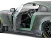 Cochesdemetal.es 2022 Nissan GT-R (R35) Kit de carrosserie LB-walk 2.0 "Fighter de l'Armée" Verde Militar SUIO 1:18 Solino