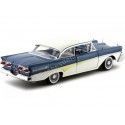 Carsdemetal.es 1958 Ford Fairlane 500 "Back to the World" Blue / White 1:18 Sun Star 5283