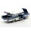 Carsdemetal.es 1958 Ford Fairlane 500 "Back to the World" Blue / White 1:18 Sun Star 5283