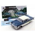 Carsdemetal.es 1958 Ford Fairlane 500 "Back to the World" Blue / White 1:18 Sun Star 5283