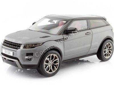 Cochesdemetal.es 2012 Land Rover Range Rover Evoque Gris-Negro 1:18 GT Autos 11003