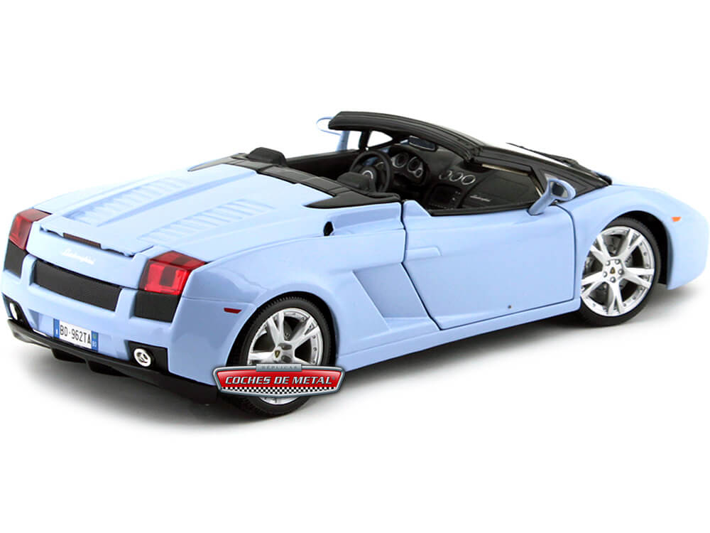 2000 Lamborghini Gallardo Spyder Azul Cielo 1:18 Maisto 31136