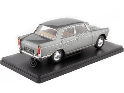 Cochesdemetal.es 1960 Peugeot 404 Gris Metalizado 1:24 WhiteBox 124160 2