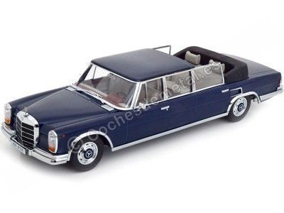 Cochesdemetal.es 1964 Mercedes-Benz 600 W100 Landaulet Azul Oscuro 1:18 KK-Scale KKDC181182