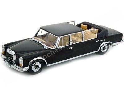 Cochesdemetal.es 1964 Mercedes-Benz 600 W100 Landaulet Negro 1:18 KK-Scale KKDC181181