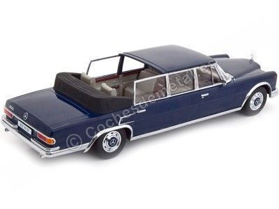 Cochesdemetal.es 1964 Mercedes-Benz 600 W100 Landaulet Azul Oscuro 1:18 KK-Scale KKDC181182 2