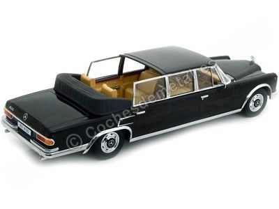 Cochesdemetal.es 1964 Mercedes-Benz 600 W100 Landaulet Negro 1:18 KK-Scale KKDC181181 2