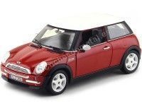 2001 New Mini Cooper Rojo/Blanco 1:18 Bburago 12034