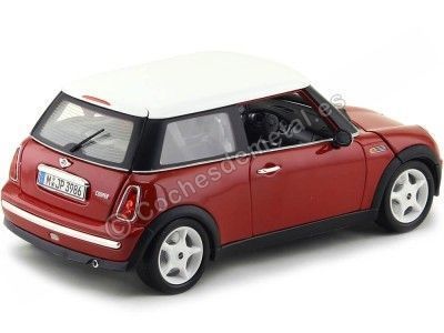 Cochesdemetal.es 2001 New Mini Cooper Rojo/Blanco 1:18 Bburago 12034 2