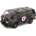 Cochesdemetal.es 1987 Volkswagen Bus T3 Syncro Cruz Roja Militar 1:18 KK-Scale KKDC180969S