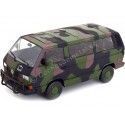 Cochesdemetal.es 1987 Volkswagen Bus T3 Syncro Ejército Alemán 1:18 KK-Scale KKDC180969