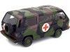 Cochesdemetal.es 1987 Volkswagen Bus T3 Syncro Cruz Roja Militar 1:18 KK-SCALE KKDC180969S