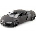 Cochesdemetal.es 2010 Audi R8 V10 Coupe Negro Mate 1:24 Welly 22493
