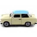 Cochesdemetal.es 1963 Labour 601 beige / bleu 1:24 Welly 24037