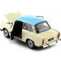 Cochesdemetal.es 1963 Labour 601 beige / bleu 1:24 Welly 24037