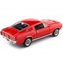 Cochesdemetal.es 1967 Ford Mustang GT Fastback Rojo 1:24 Welly 22522