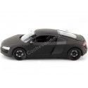 Cochesdemetal.es 2010 Audi R8 V10 Coupe Negro Mate 1:24 Welly 22493