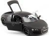 Cochesdemetal.es 2010 Audi R8 V10 Coupe Negro Mate 1:24 Welly 22493