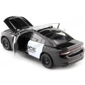 Cochesdemetal.es 2016 Dodge Charger R / T Pursuit Police Negro / Blanco 1:24 Welly 24079