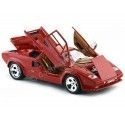 Cochesdemetal.es 1985 Lamborghini Countach 5000 Quattrovalvole Rojo Bburago 12027R