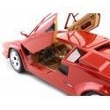 Cochesdemetal.es 1985 Lamborghini Countach 5000 Quattrovalvole Rojo Bburago 12027R