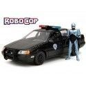 Cochesdemetal.es 1986 Ford Tarus LX Policía de Detroit + Figura RoboCop Negro 1:24 Jada Toys 33743/253255060