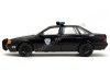 Cochesdemetal.es 1986 Ford Tarus LX Policía de Detroit + Figura RoboCop Negro 1:24 Jada Toys 33743/253255060