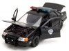 Cochesdemetal.es 1986 Ford Tarus LX Policía de Detroit + Figura RoboCop Negro 1:24 Jada Toys 33743/253255060