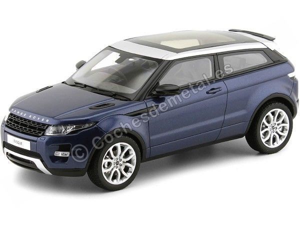 Cochesdemetal.es 2011 Range Rover Evoque Baltic Blue 1:18 Dorlop CDLR1002