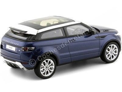 Cochesdemetal.es 2011 Range Rover Evoque Baltic Blue 1:18 Dorlop CDLR1002 2