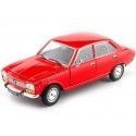 Cochesdemetal.es 1975 Peugeot 504 Rojo 1:24 Welly 24001