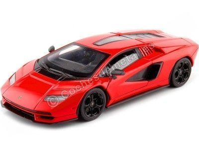 Cochesdemetal.es 2022 Lamborghini Countach LPI 800-4 Rojo 1:24 Welly 24114