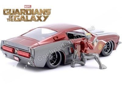 Cochesdemetal.es 2014 Shelby GT-500 + Figura Star-Lord "Marvel, Guardianes de La Galaxia" 1:24 Jada Toys 32915/253225019 2