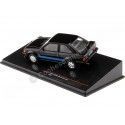 Cochesdememetal.es 1984 Ford Escort Mk III RS Turbo Negro 1:43 IXO Modèles CLC419N