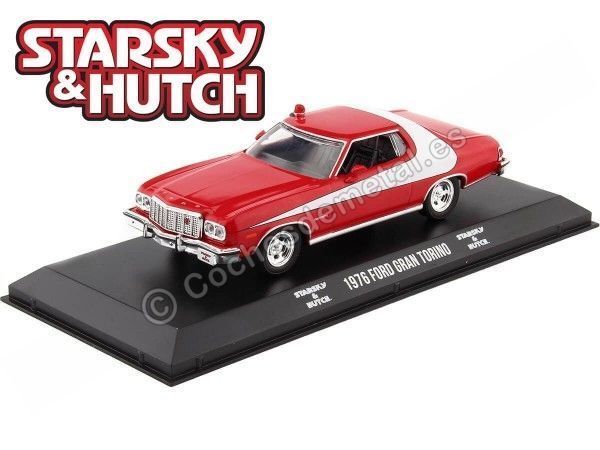 Cochesdemetal.es 1974 Ford Gran Torino "Starsky & Hutch" Rojo/Blanco 1:43 Greenlight 86442