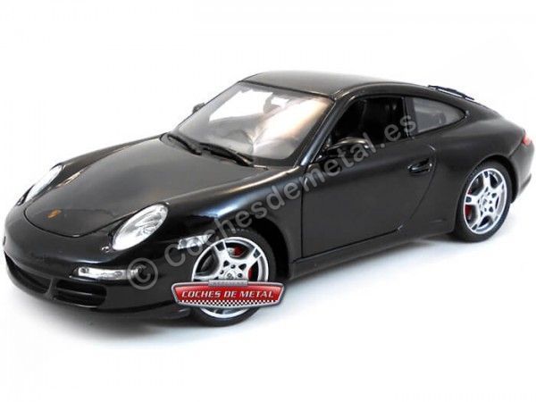 Cochesdemetal.es 2006 Porsche 911 (997) Carrera S Coupé Negro Metalizado 1:18 Welly 18004