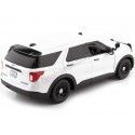 CARSDEMETAL.ES 2022 Ford Interceptor Utility with White Defenses 1:24 Max 76990 MOTEUR