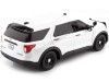 CARSDEMETAL.ES 2022 Ford Interceptor Utility with White Defenses 1:24 Max 76990 MOTEUR