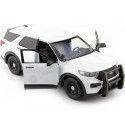 CARSDEMETAL.ES 2022 Ford Interceptor Utility with White Defenses 1:24 Max 76990 MOTEUR