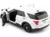 CARSDEMETAL.ES 2022 Ford Interceptor Utility with White Defenses 1:24 Max 76990 MOTEUR