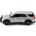 CARSDEMETAL.ES 2022 Ford Interceptor Utility with Grey Defenses 1:24 Max 76990 MOTEUR