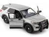 CARSDEMETAL.ES 2022 Ford Interceptor Utility with Grey Defenses 1:24 Max 76990 MOTEUR