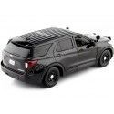 CARSDEMETAL.ES 2022 Ford Interceptor Utility with Black Defenses 1:24 Max 76990 MOTEUR