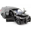 CARSDEMETAL.ES 2022 Ford Interceptor Utility with Black Defenses 1:24 Max 76990 MOTEUR