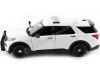 CARSDEMETAL.ES 2022 Ford Interceptor Utility avec défenses et barre d'éclairage blanc 1:24 Motor Max 7698