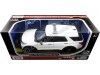 CARSDEMETAL.ES 2022 Ford Interceptor Utility avec défenses et barre d'éclairage blanc 1:24 Motor Max 7698