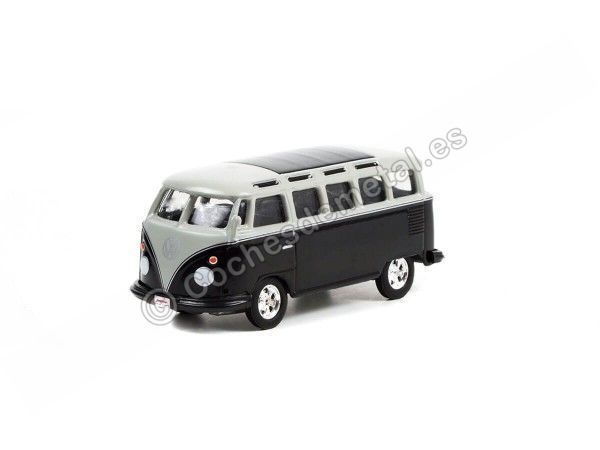 Cochesdemetal.es 1962 Volkswagen Type 2 (T1) Bus personnalisé "Barrett Jackson Series 9" 1:64 Greenlight 37250A