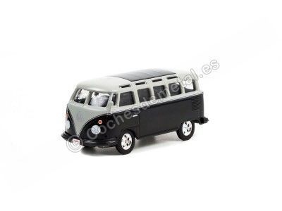 Cochesdemetal.es 1962 Volkswagen Type 2 (T1) Custom Bus "Barrett Jackson Series 9" 1:64 Greenlight 37250A
