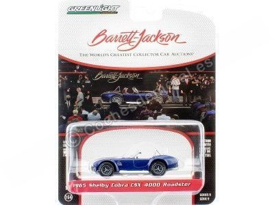 Cochesdemetal.es 1965 Shelby Cobra CSX 4000 Roadster "Barrett Jackson Series 9" 1:64 Greenlight 37250B 2